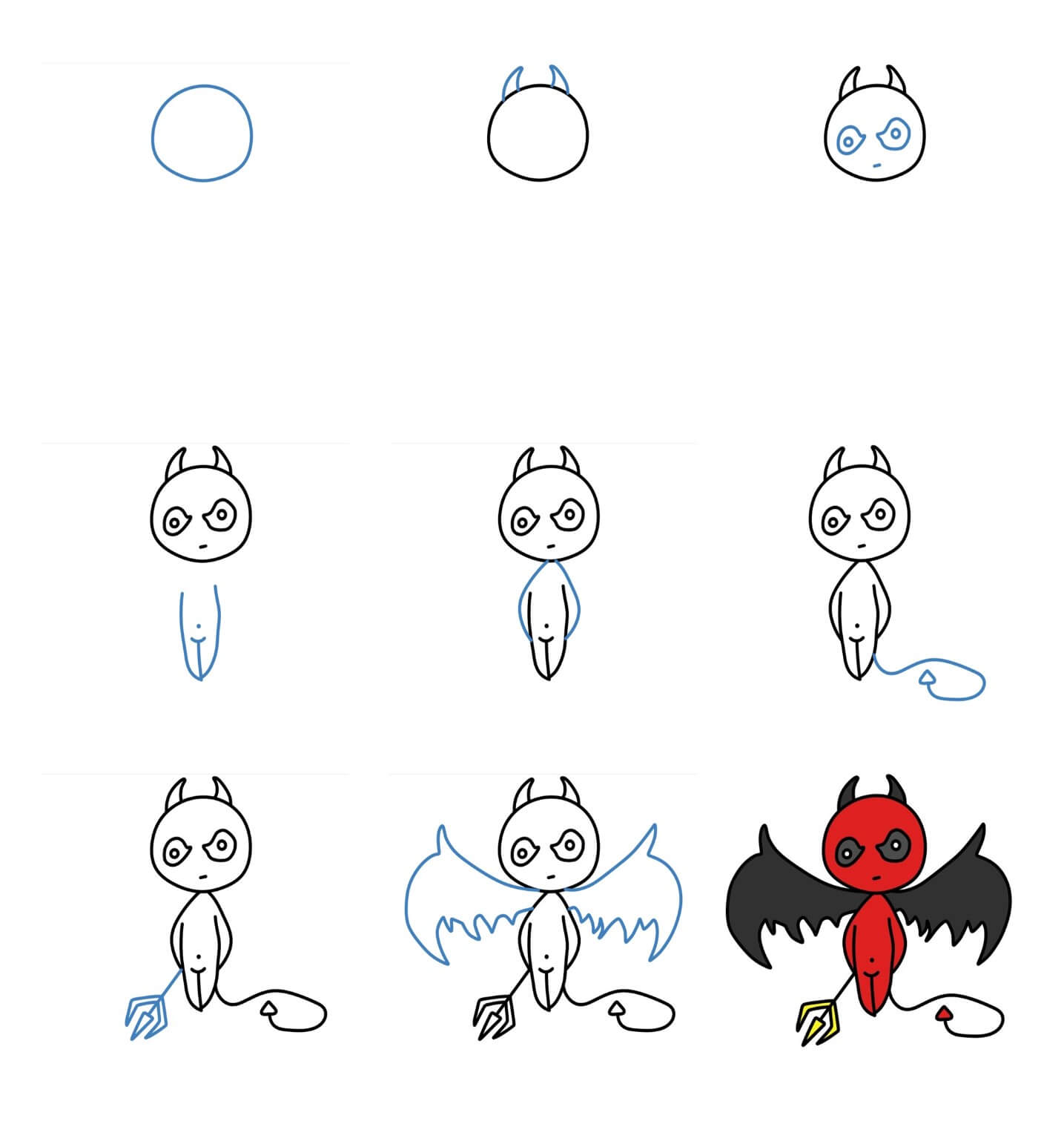 Demon Drawing Ideas