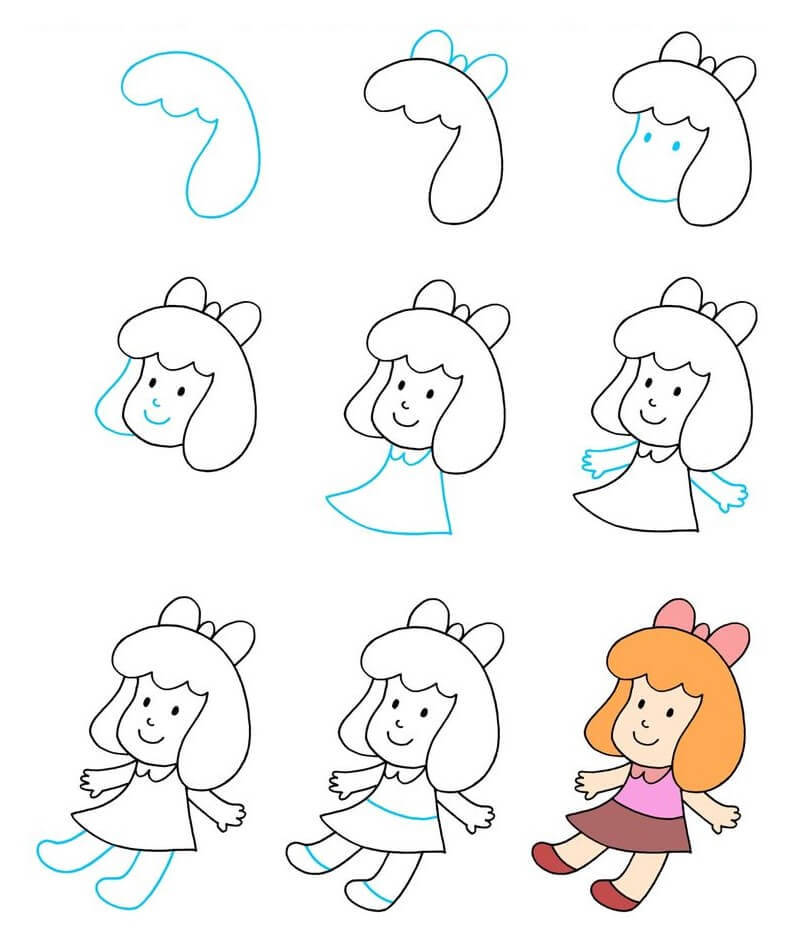 How to draw Dolls idea (9)