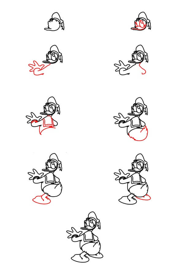 Donald Duck idea (1) Drawing Ideas