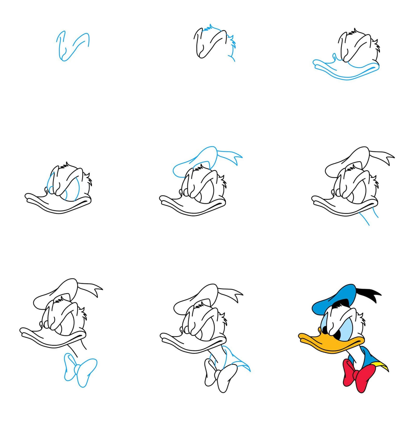 Donald duck Drawing Ideas