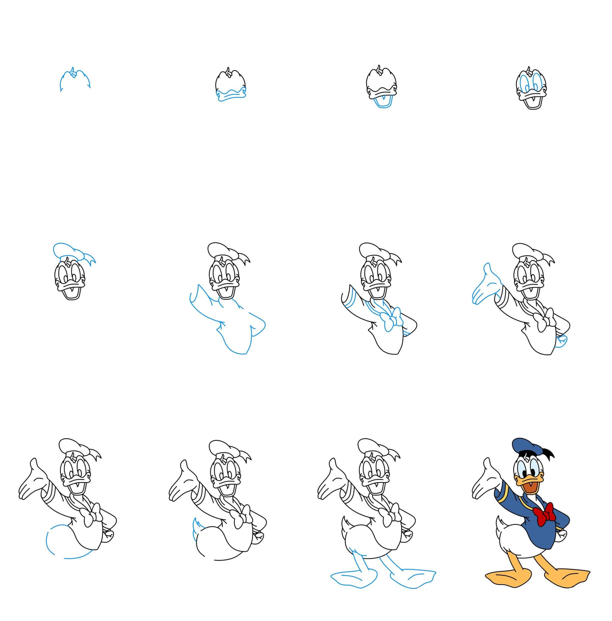 Donald Duck idea (16) Drawing Ideas