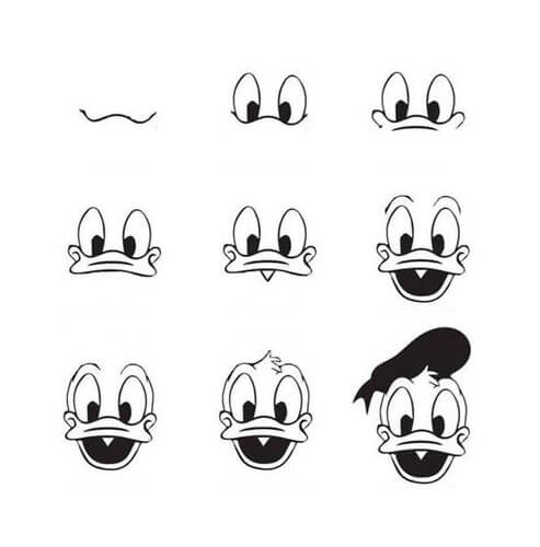 Donald Duck idea (19) Drawing Ideas