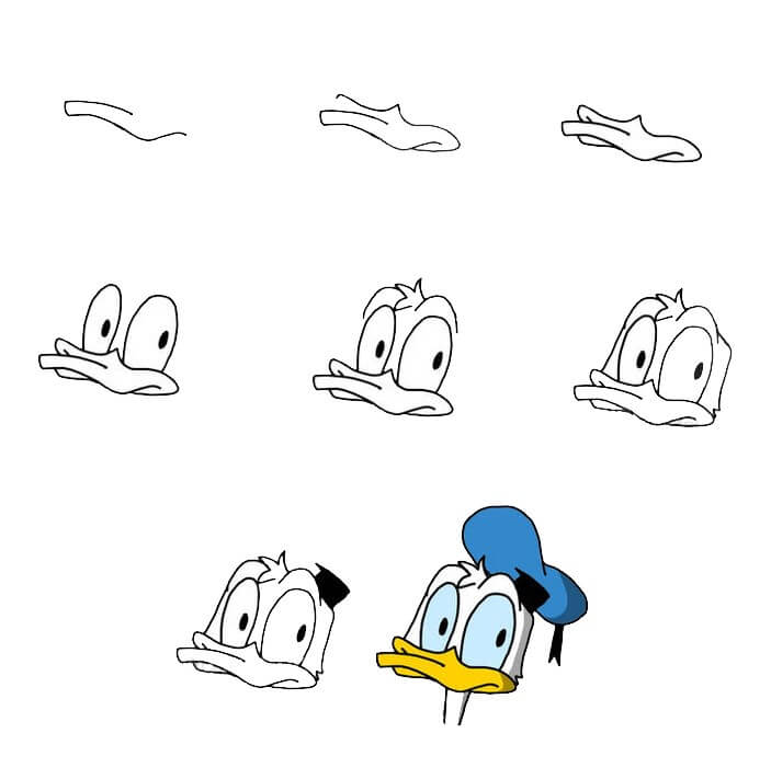 Donald Duck idea (21) Drawing Ideas