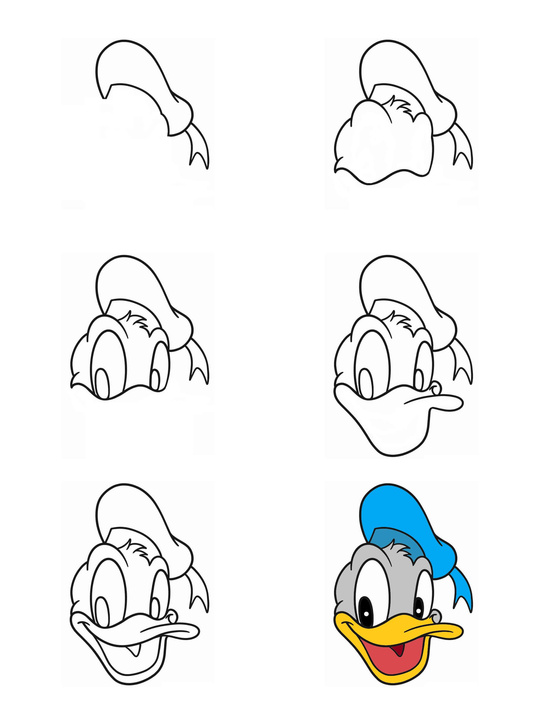 Donald Duck idea (24) Drawing Ideas