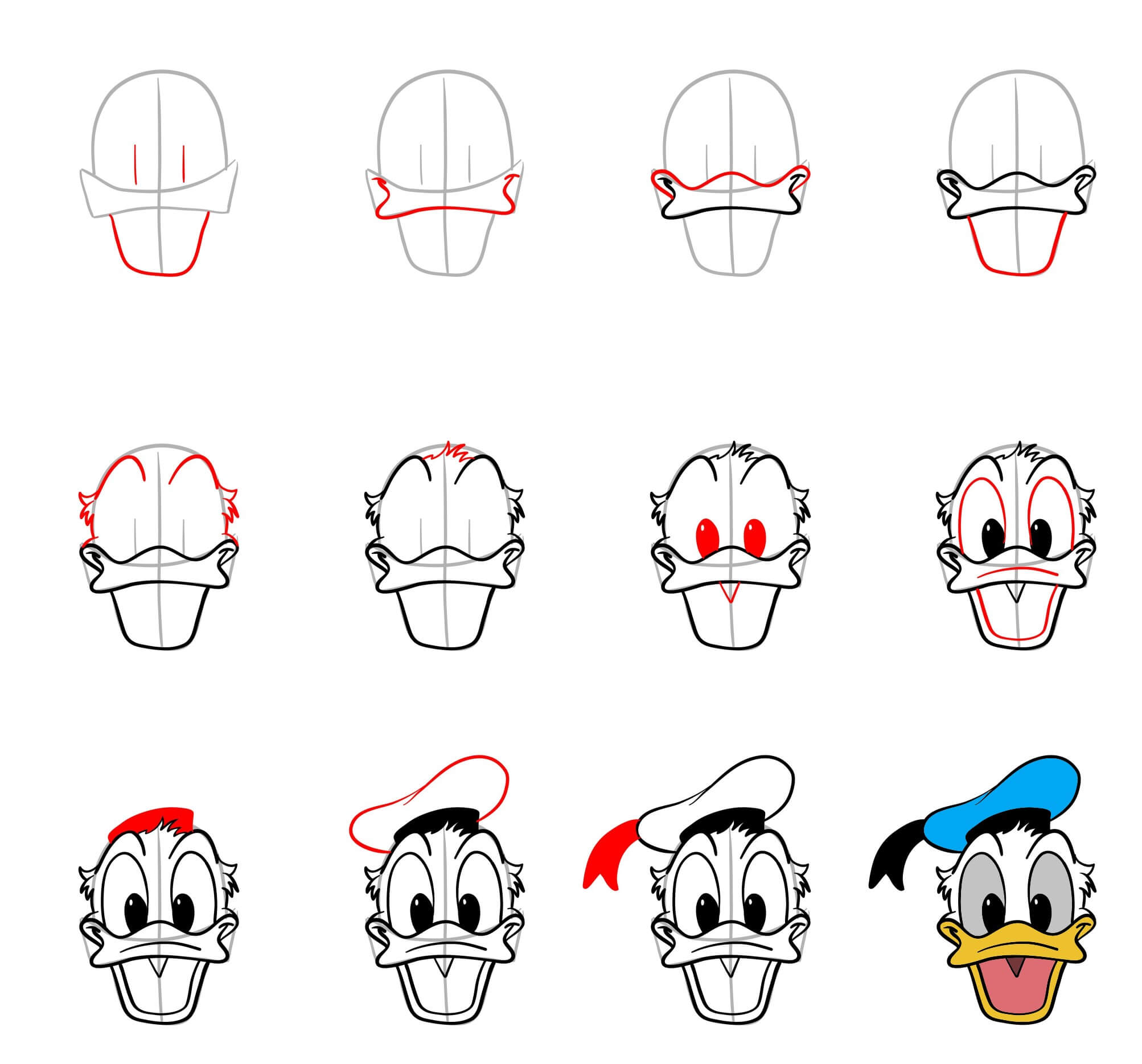 Donald Duck idea (3) Drawing Ideas