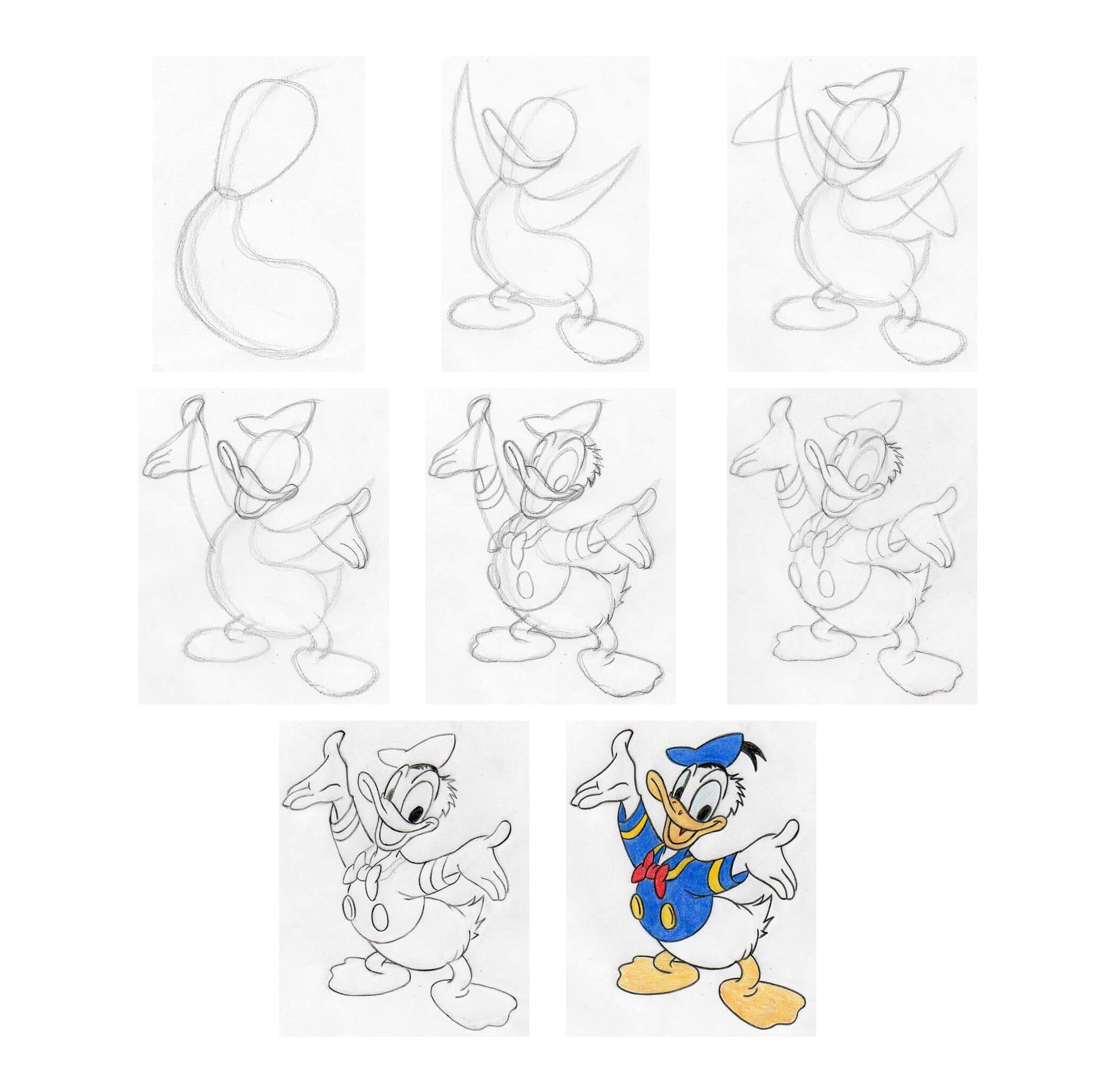 Donald Duck idea (5) Drawing Ideas