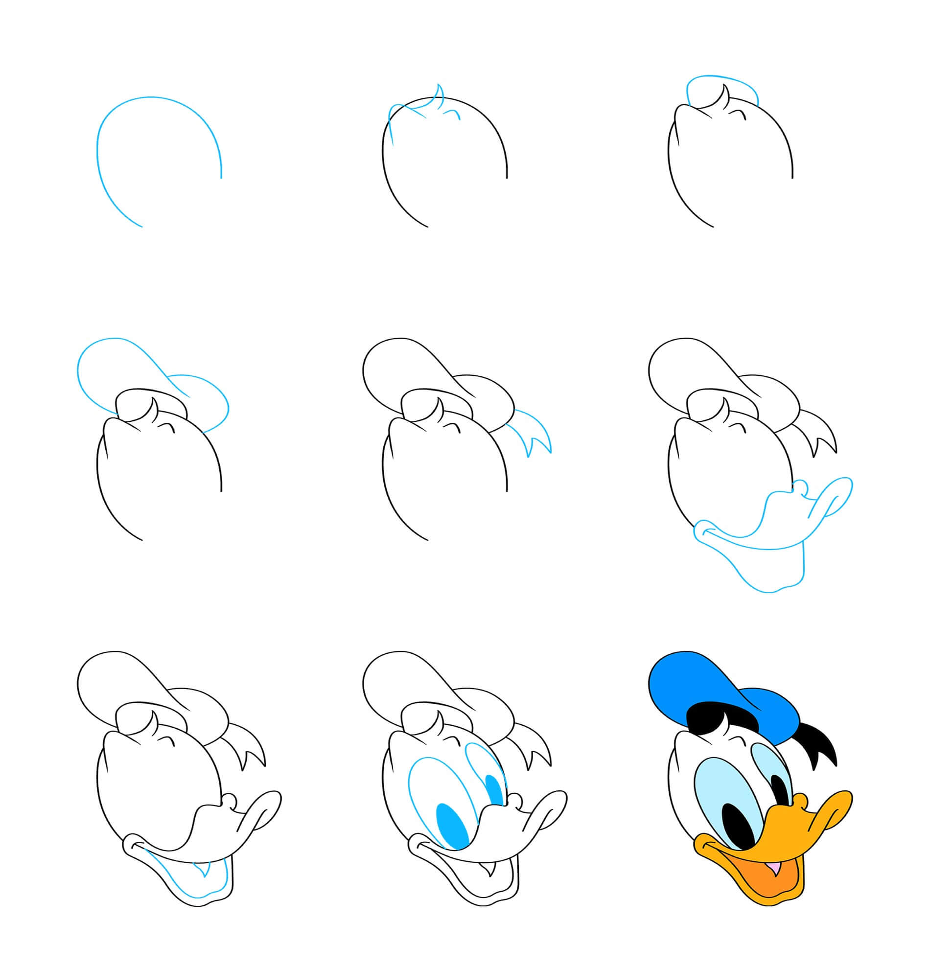 Donald Duck idea (6) Drawing Ideas