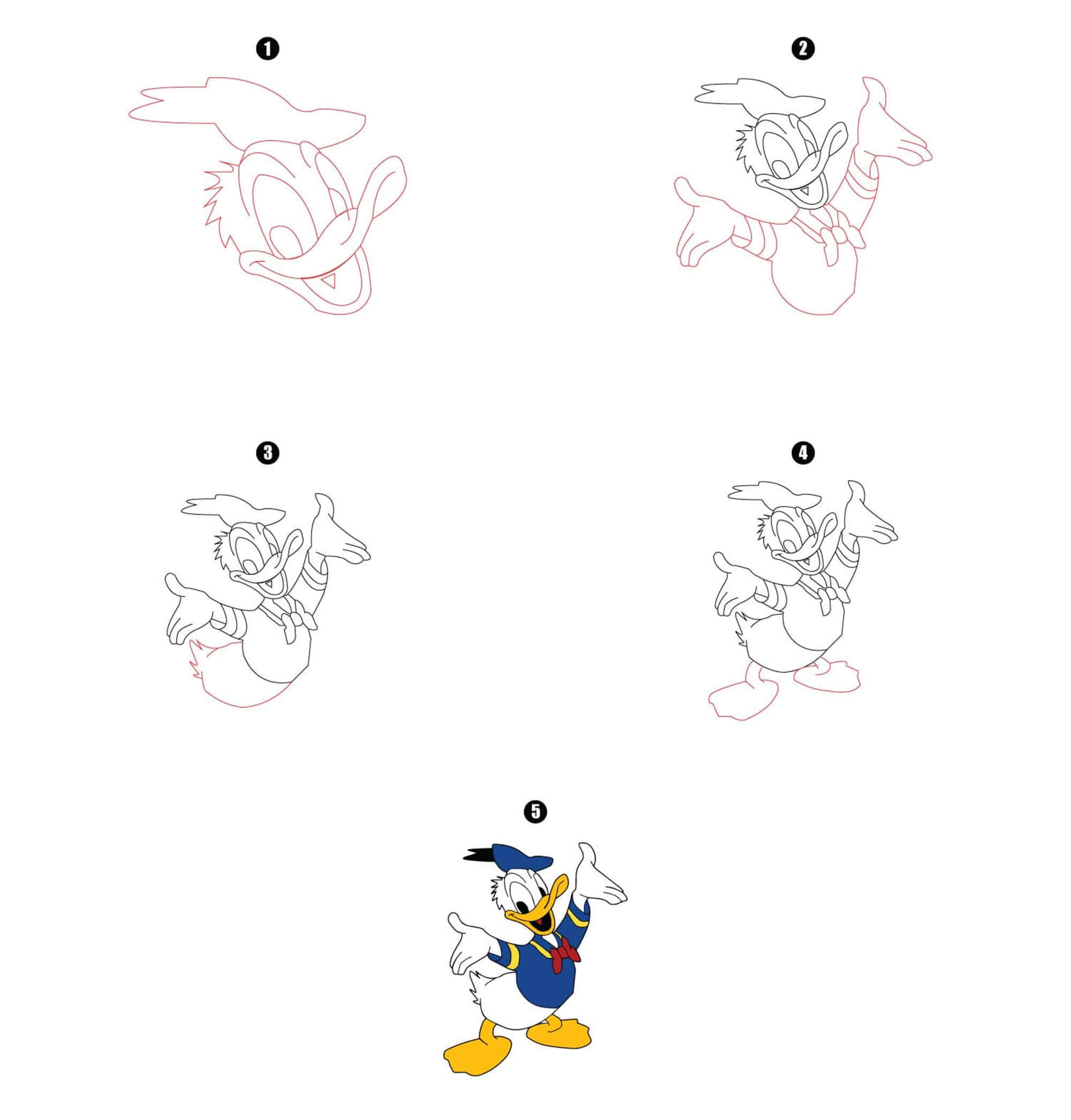 Donald Duck idea (8) Drawing Ideas