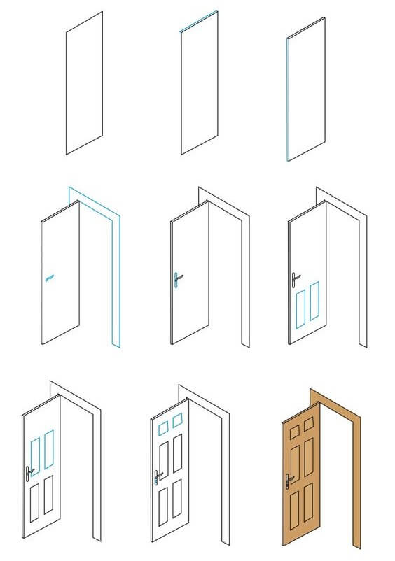 Door idea (14) Drawing Ideas