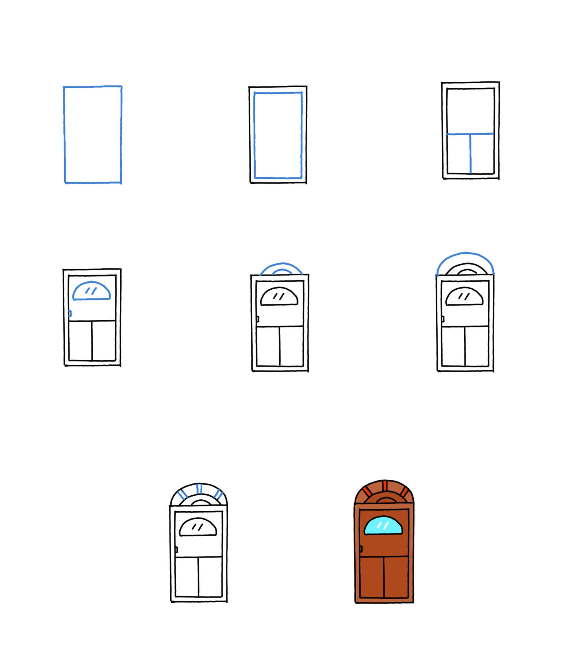 Door idea (18) Drawing Ideas