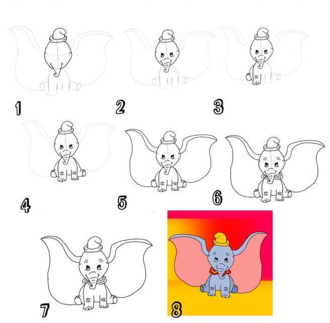 Dumbo idea (11) Drawing Ideas