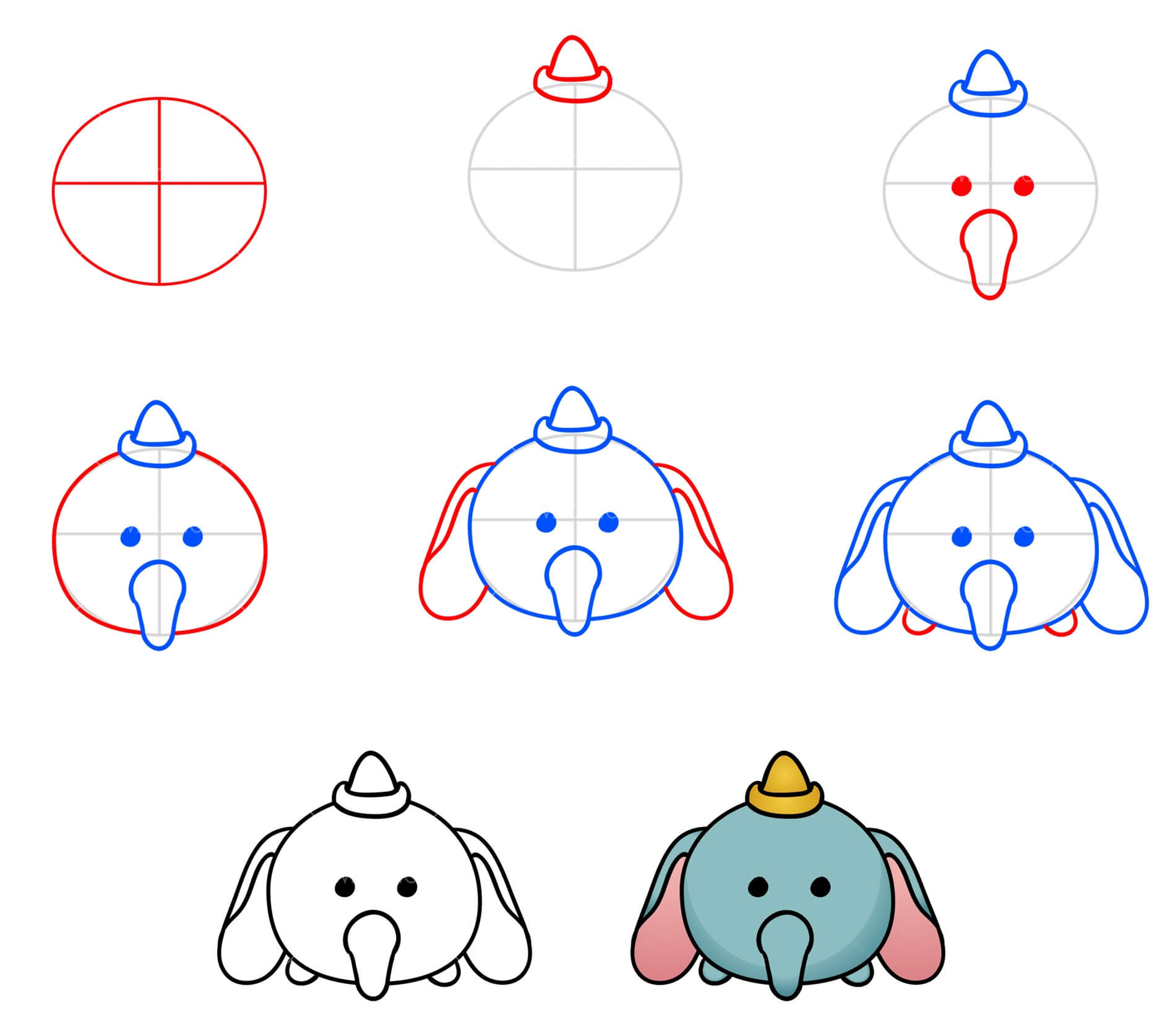 Dumbo's head (2) Drawing Ideas