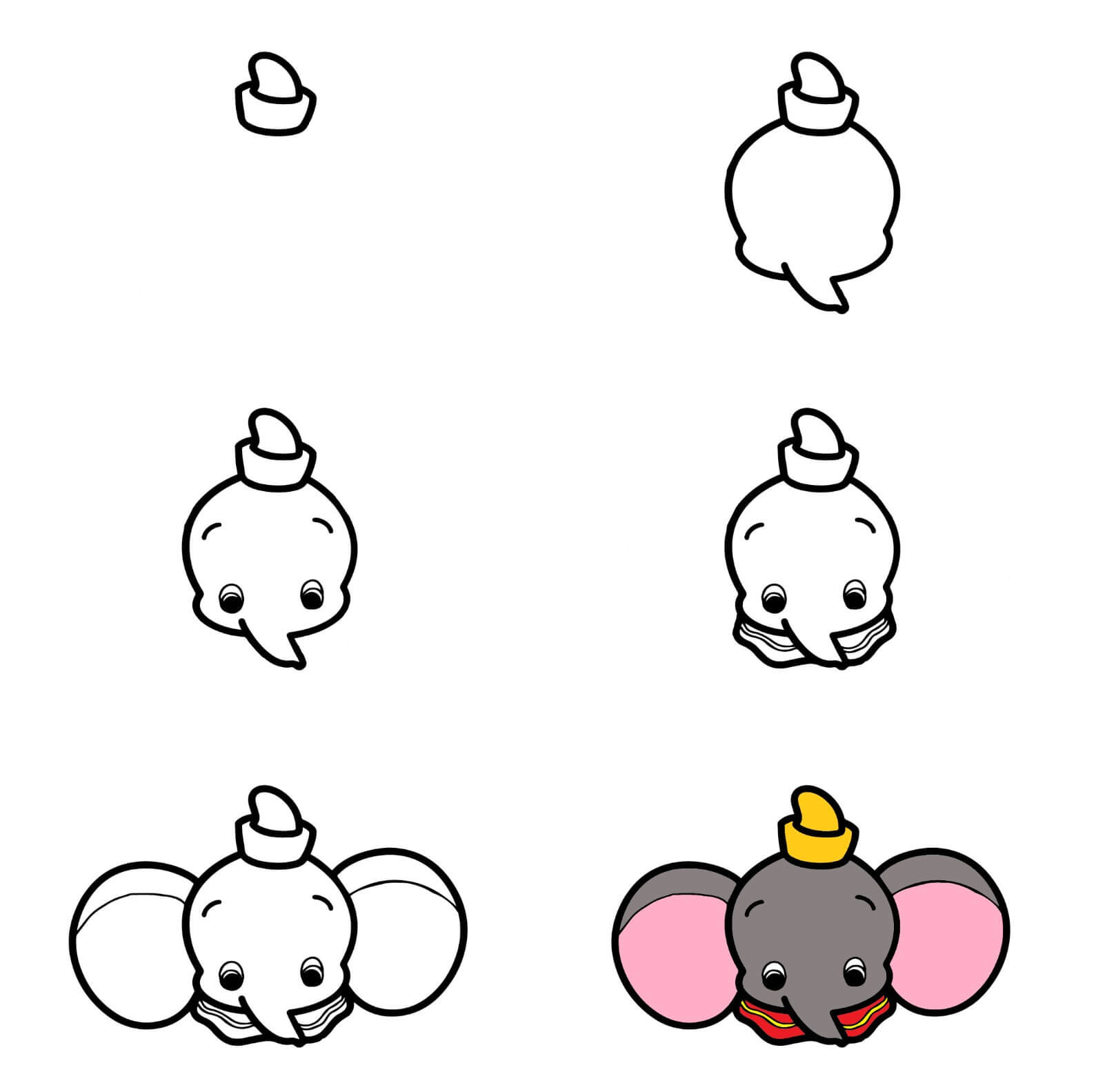 Dumbo's head (4) Drawing Ideas