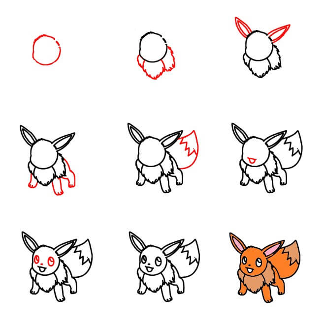 Eevee idea (15) Drawing Ideas