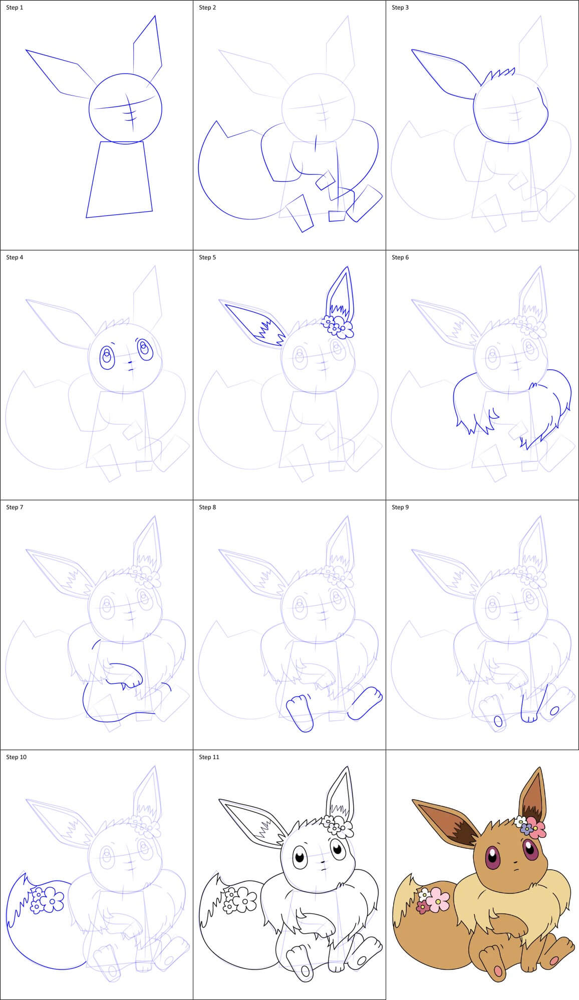 Eevee idea (8) Drawing Ideas