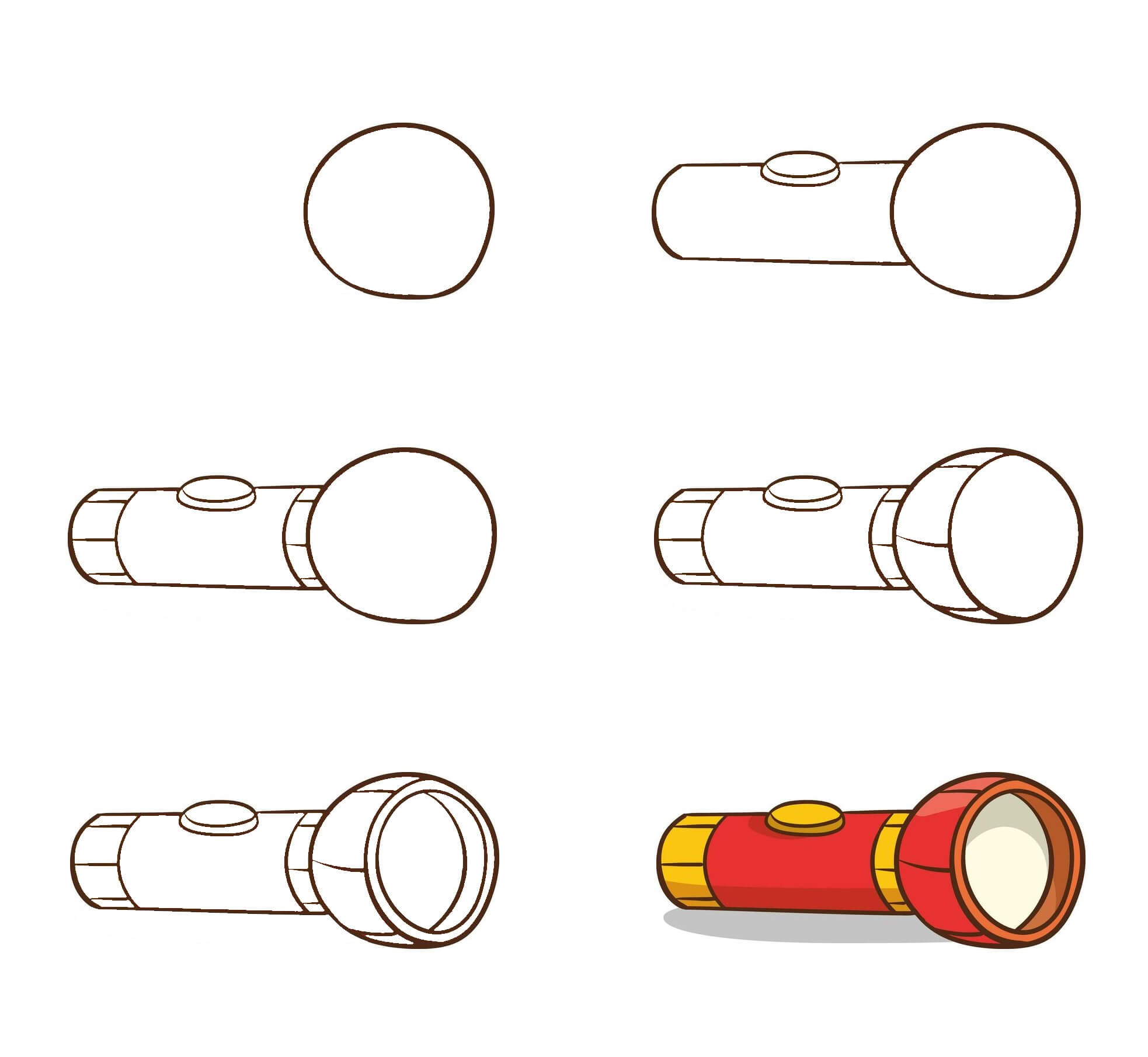 Flashlight Drawing Ideas