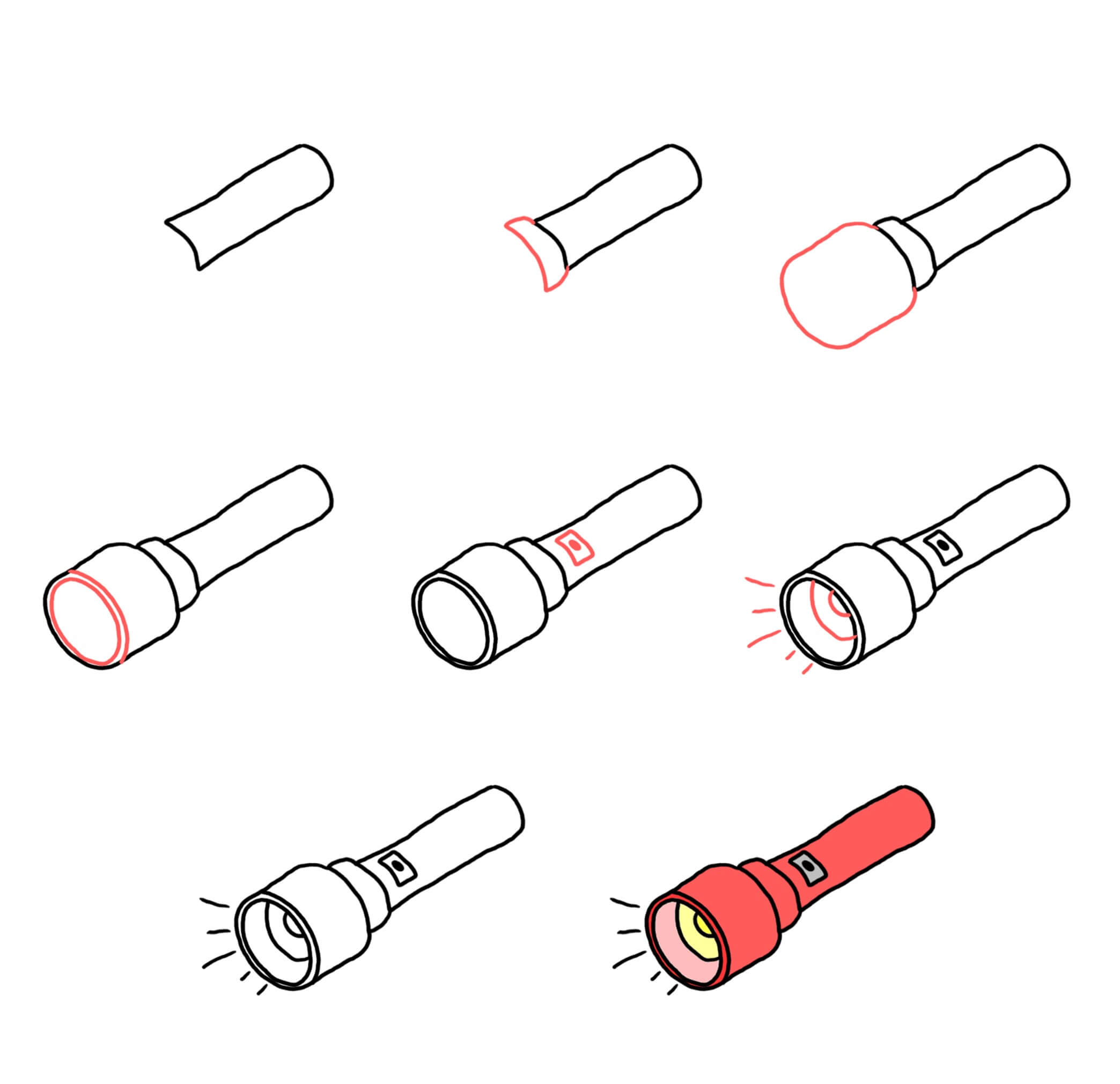 Flashlight idea (5) Drawing Ideas