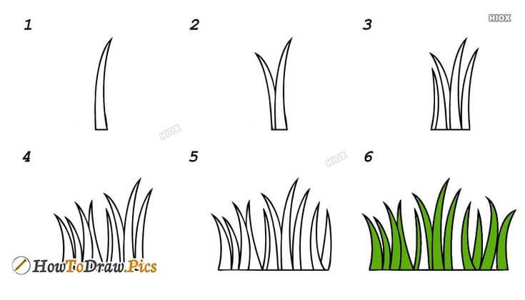 Grass idea (1) Drawing Ideas