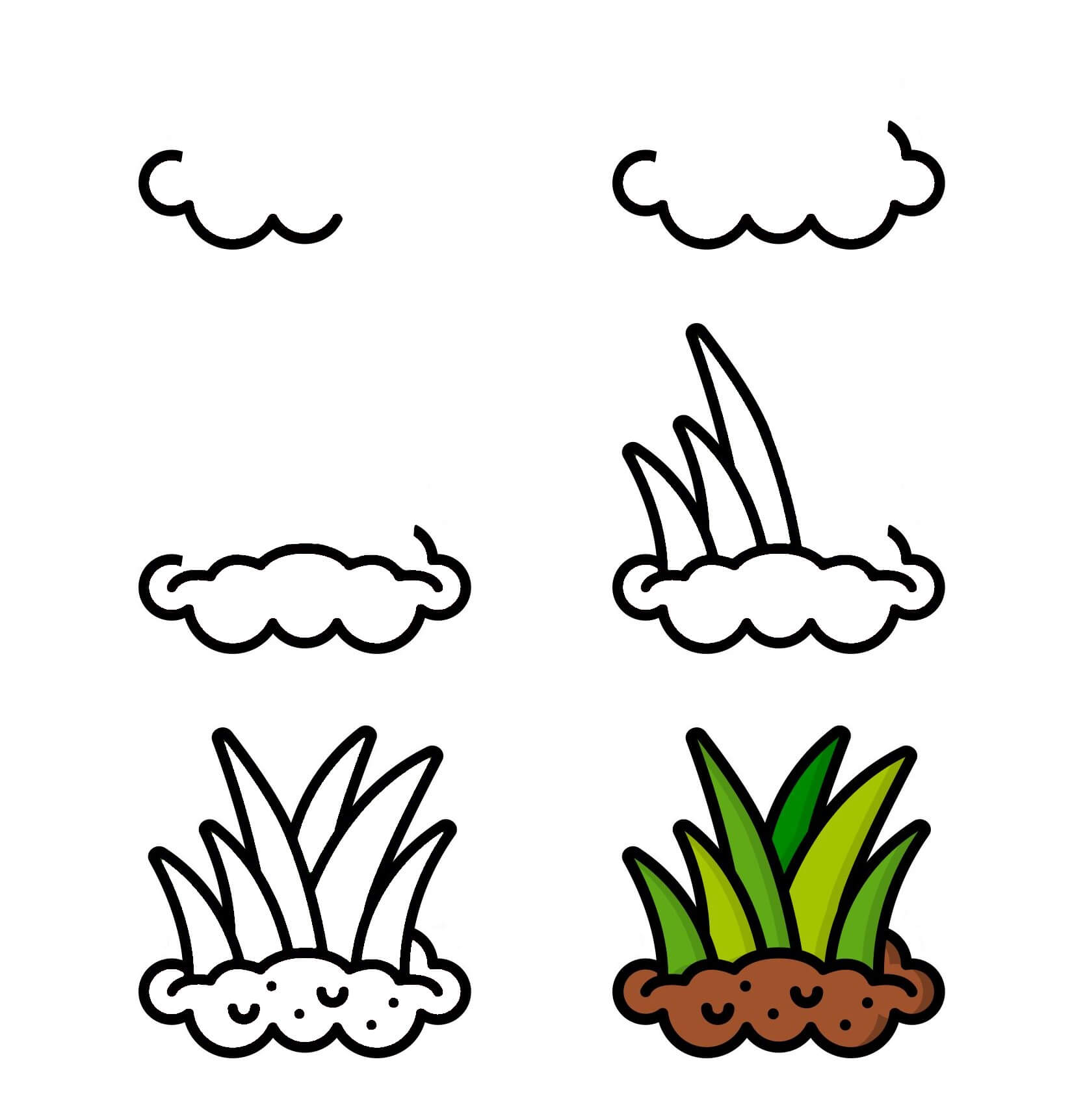 Grass idea (10) Drawing Ideas