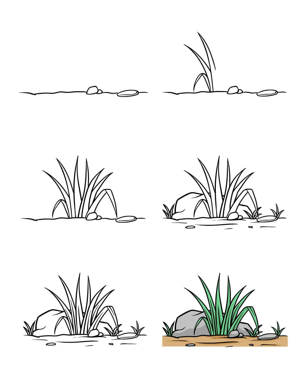 Grass idea (11) Drawing Ideas