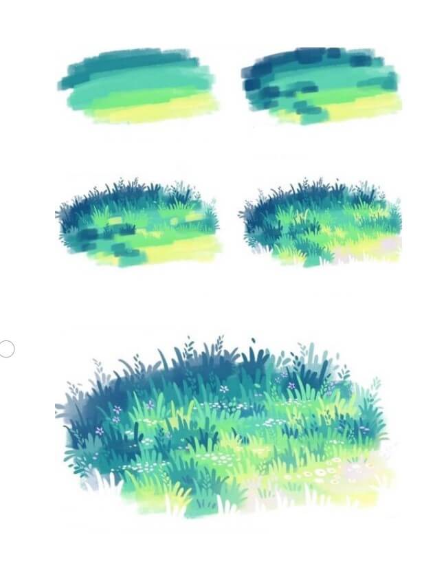 Grass idea (14) Drawing Ideas