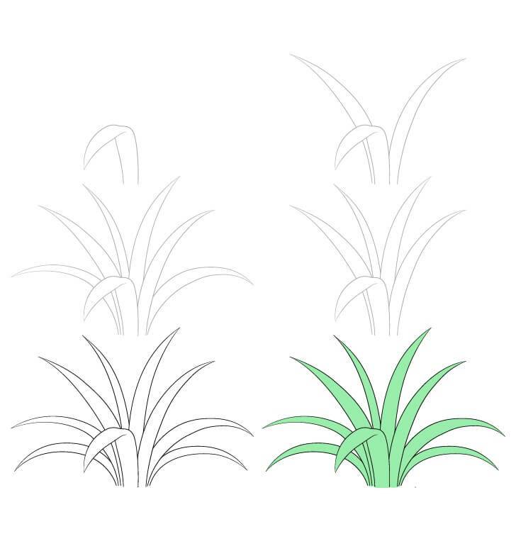 Grass idea (15) Drawing Ideas