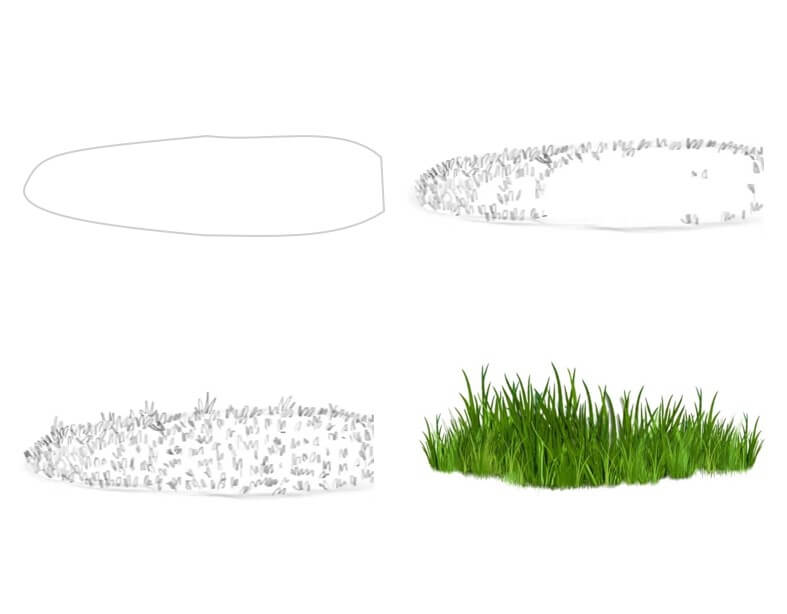 Grass idea (5) Drawing Ideas