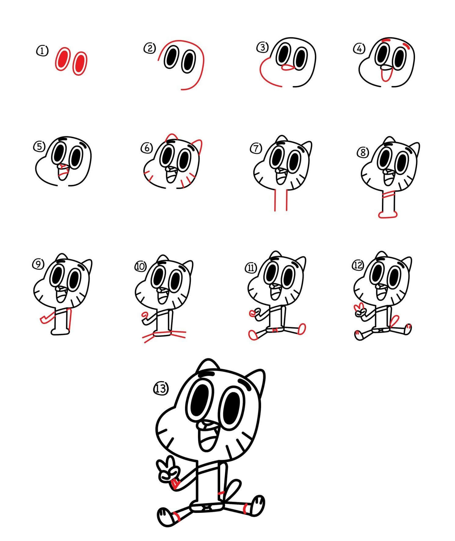 Gumball simple (1) Drawing Ideas