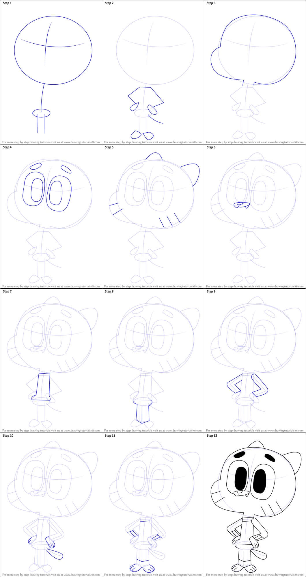 Gumball simple (2) Drawing Ideas