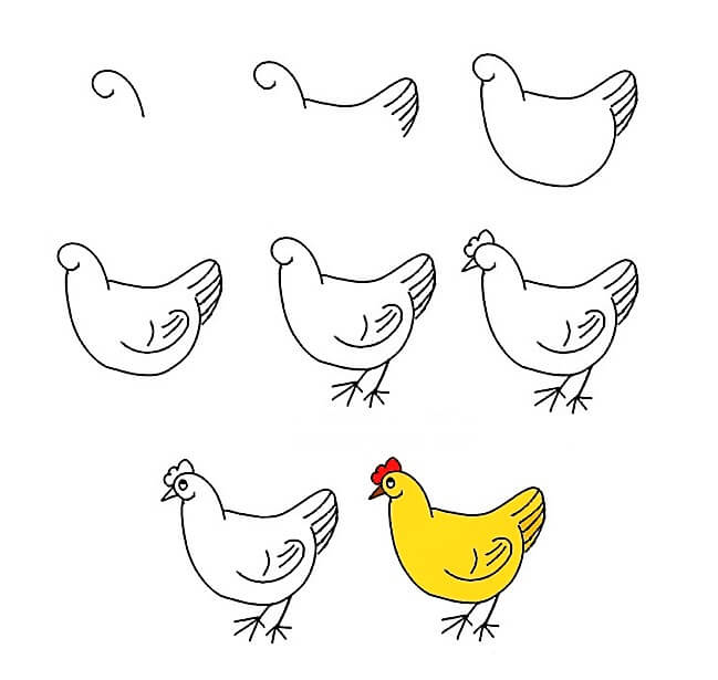 Hen idea (11) Drawing Ideas