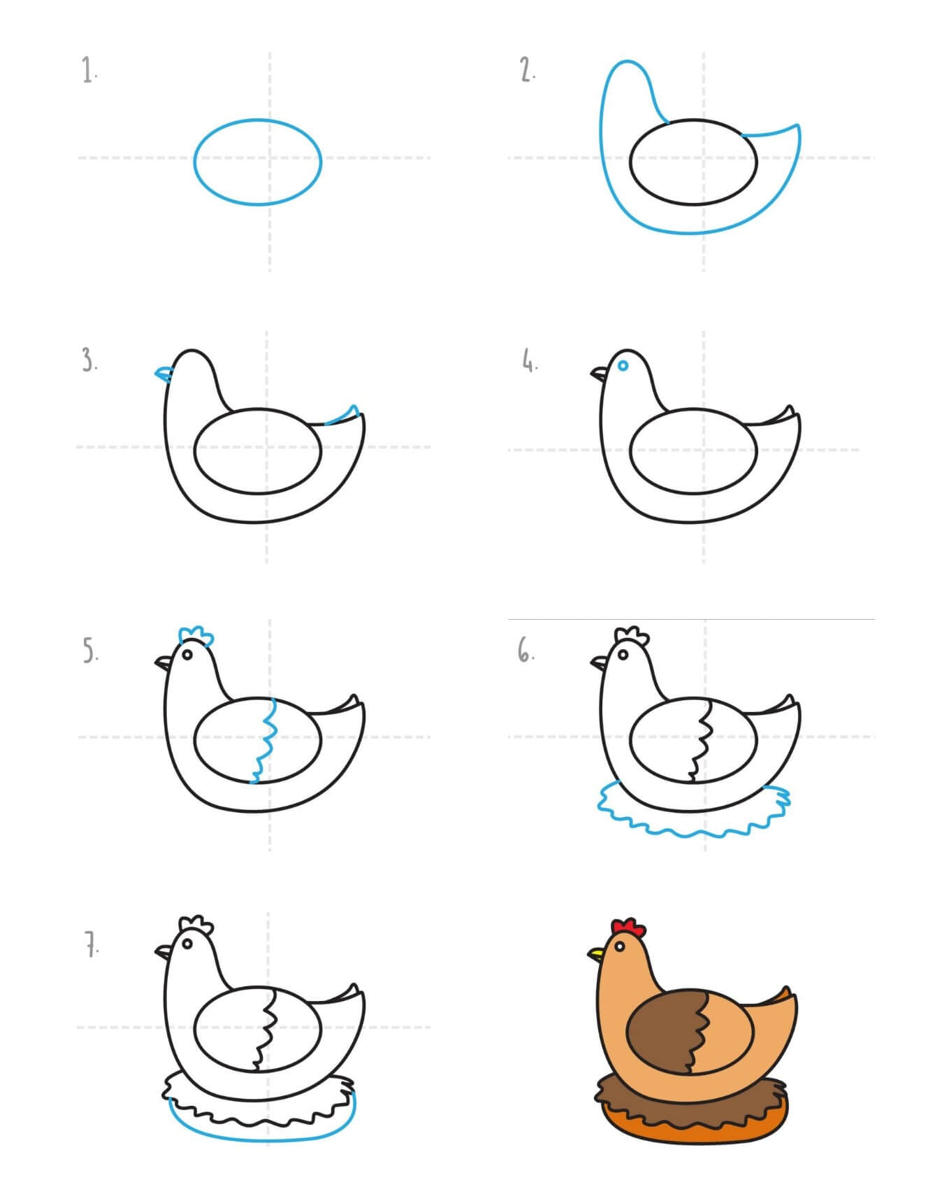 Hen idea (15) Drawing Ideas