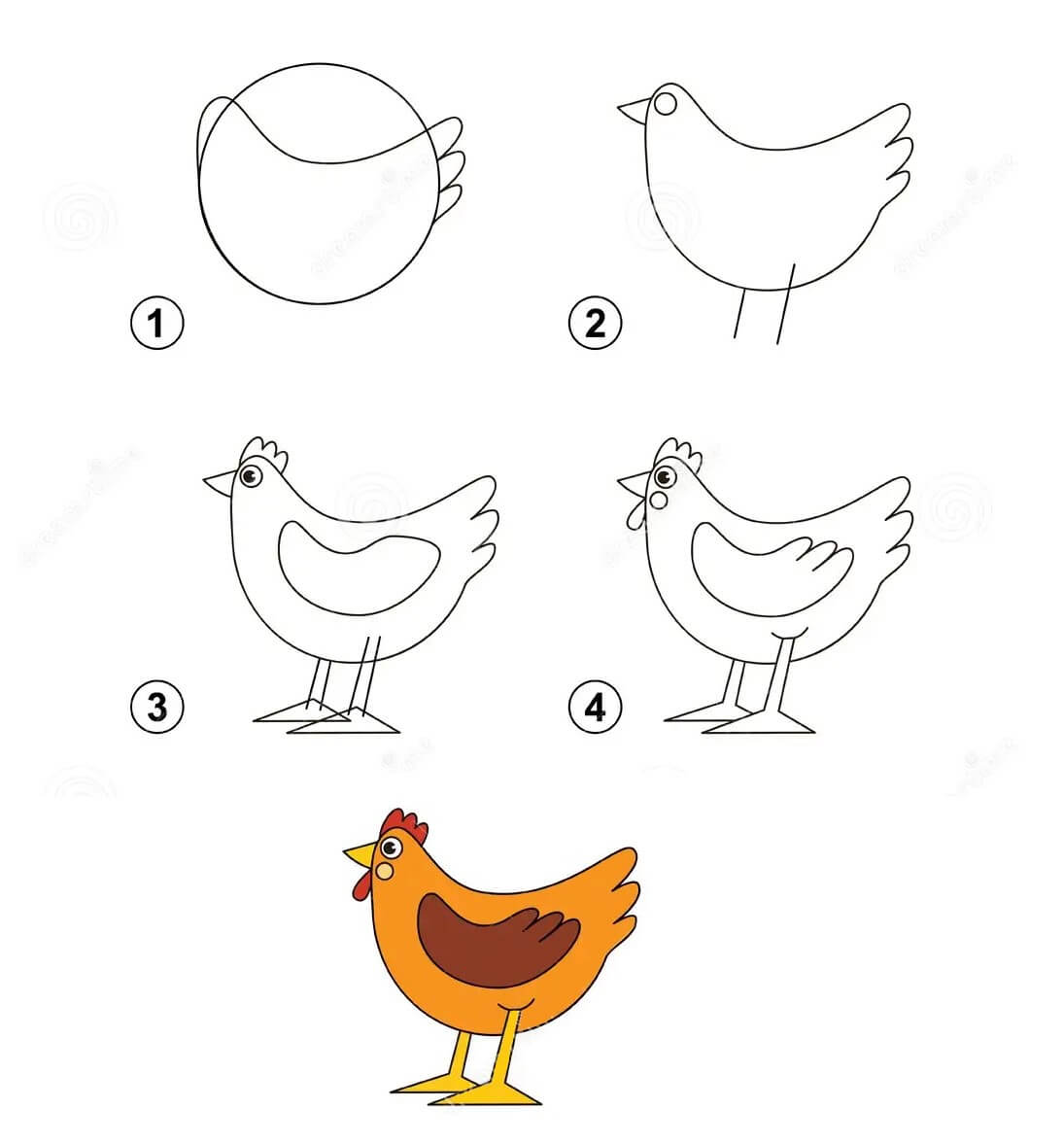 Hen idea (17) Drawing Ideas