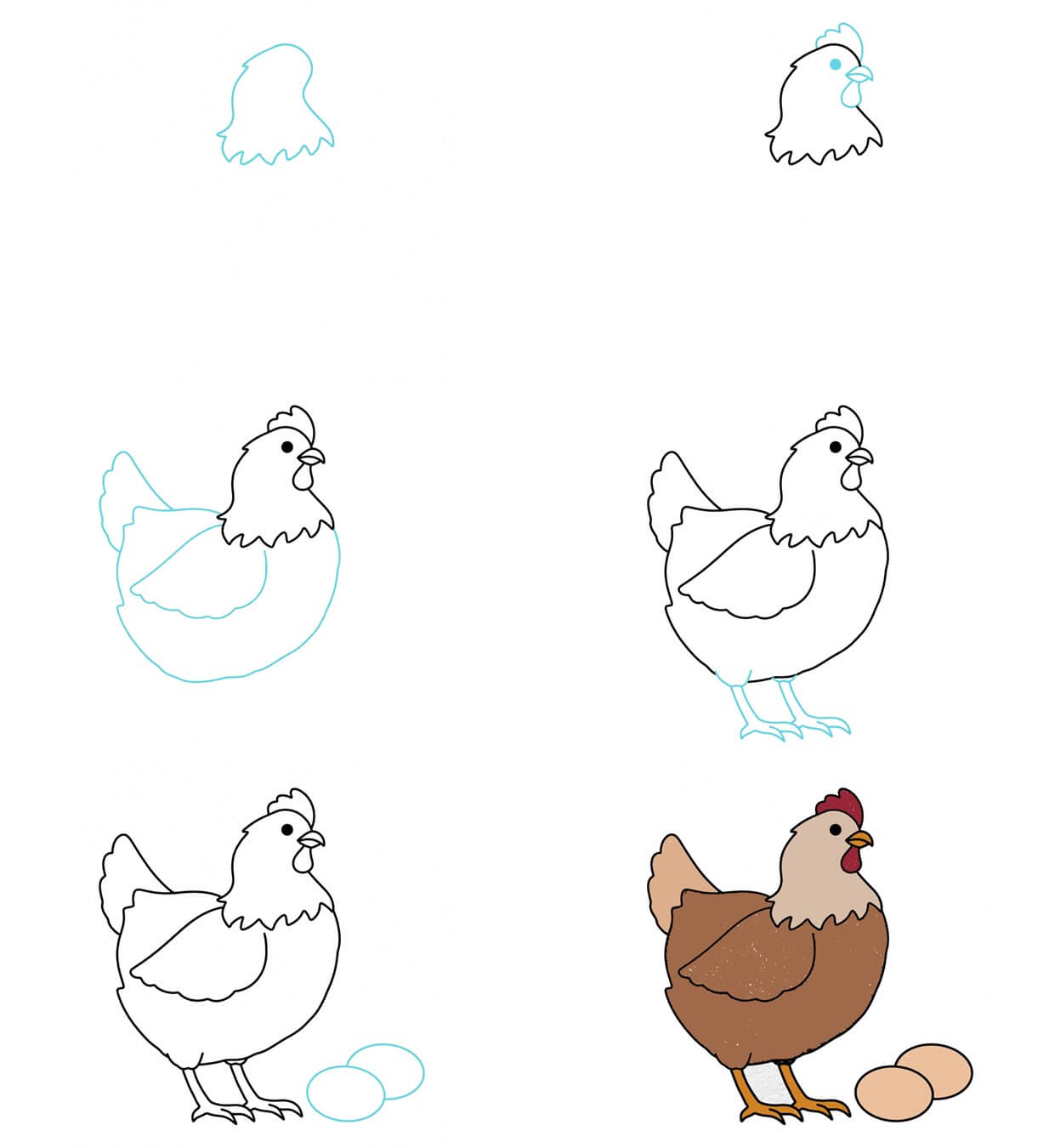 Hen idea (18) Drawing Ideas