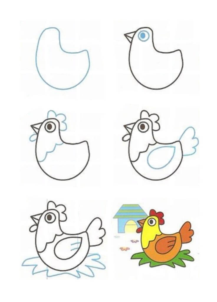 Hen idea (7) Drawing Ideas