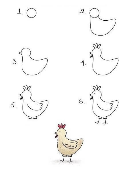 Hen idea (9) Drawing Ideas