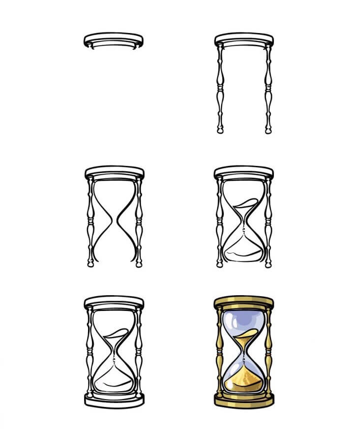 Hourglass idea (10) Drawing Ideas