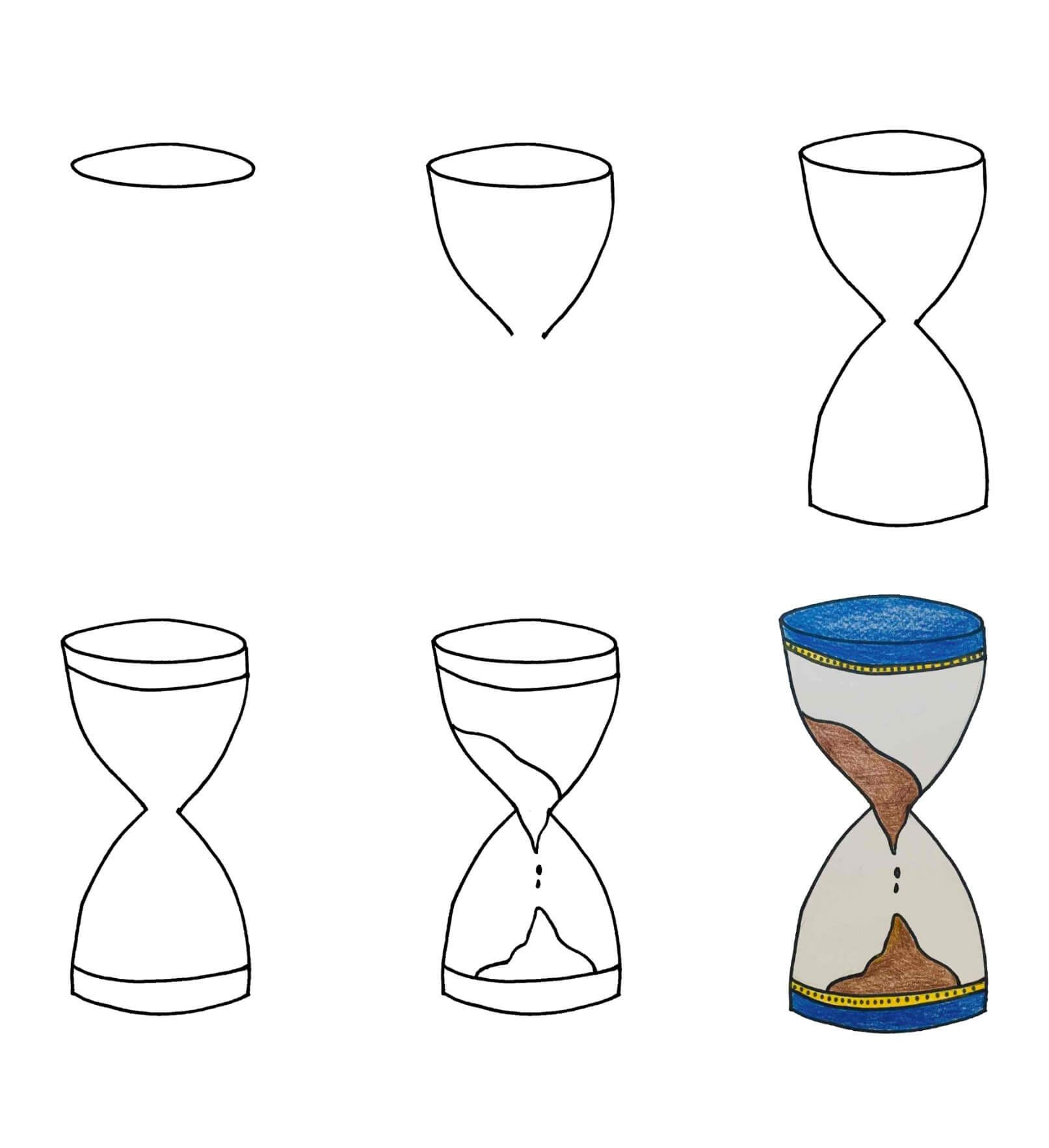 Hourglass idea (2) Drawing Ideas