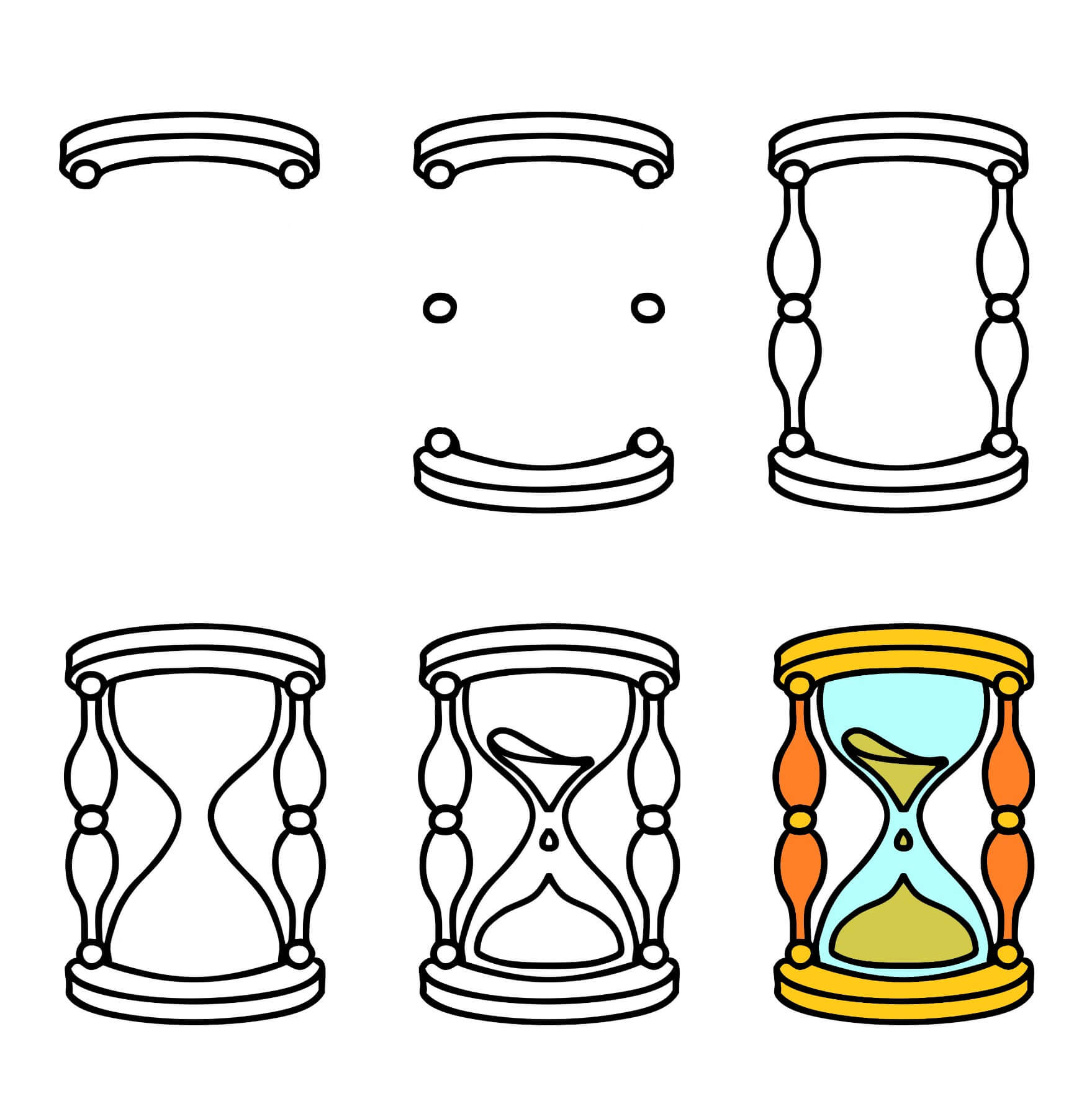 Hourglass idea (5) Drawing Ideas