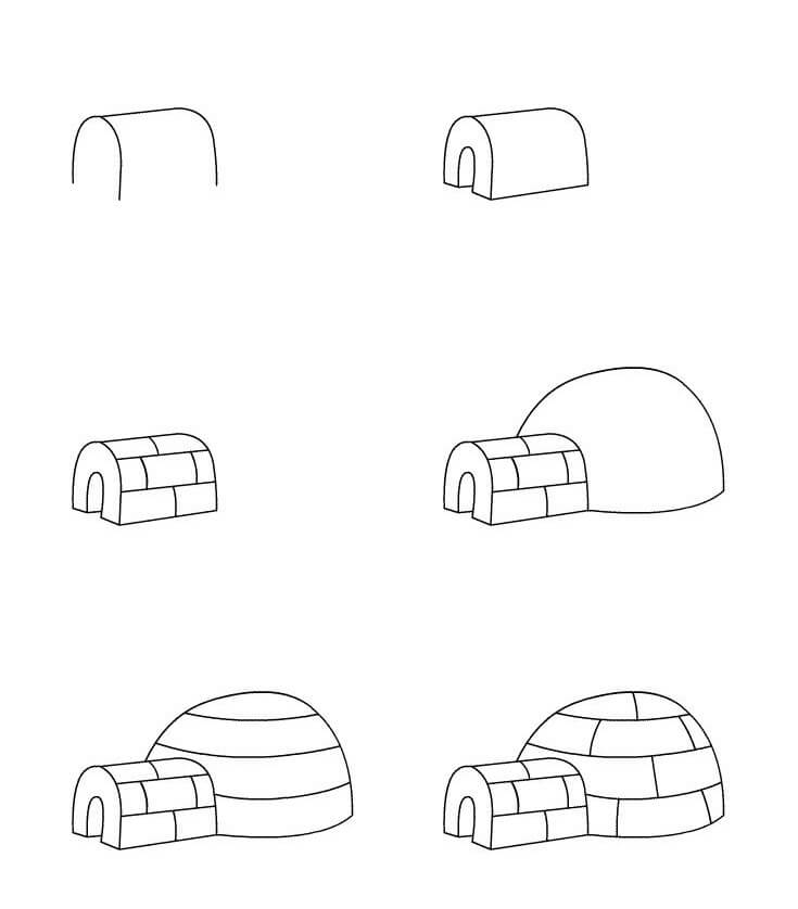 igloo idea (10) Drawing Ideas