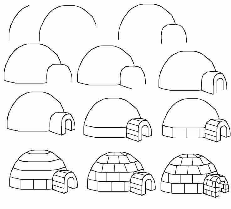 igloo idea (12) Drawing Ideas