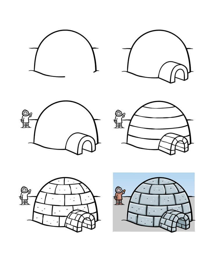 igloo idea (13) Drawing Ideas