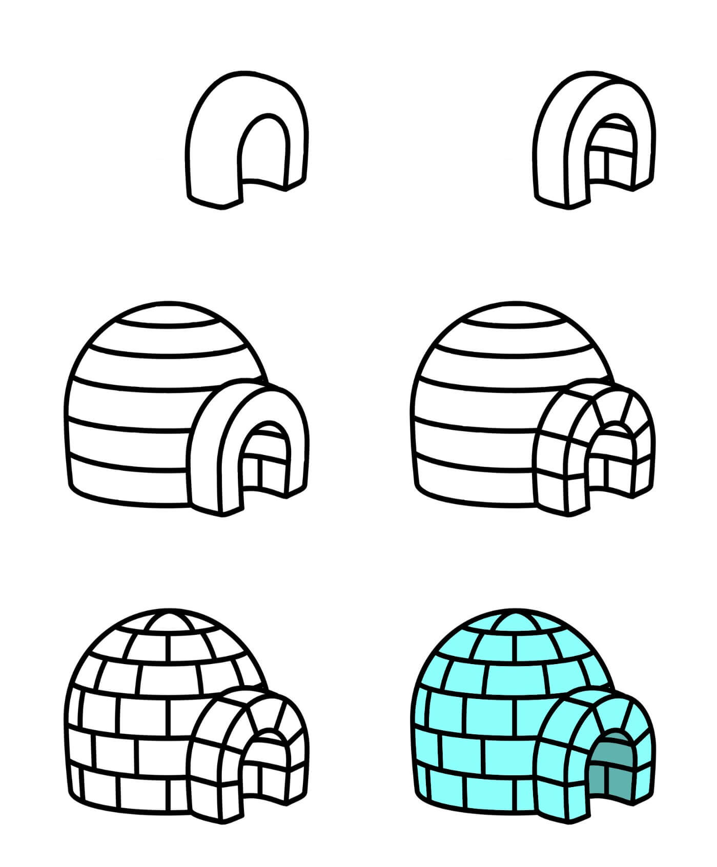 igloo idea (16) Drawing Ideas