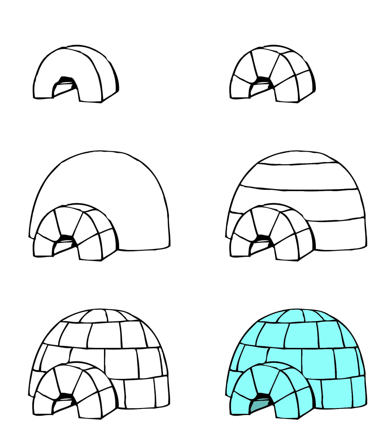 igloo idea (17) Drawing Ideas