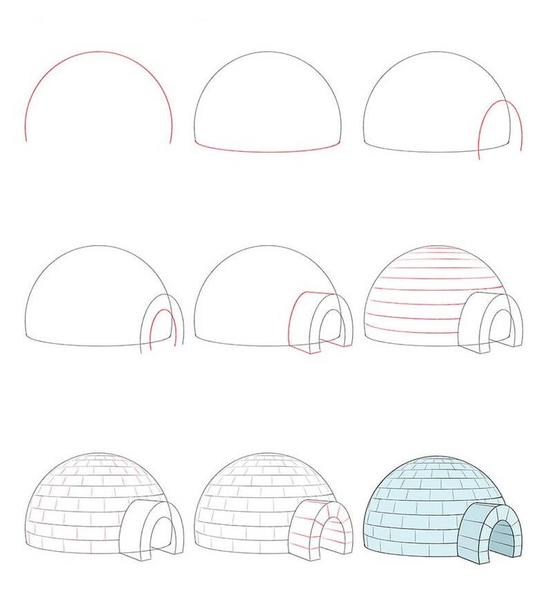 igloo idea (9) Drawing Ideas