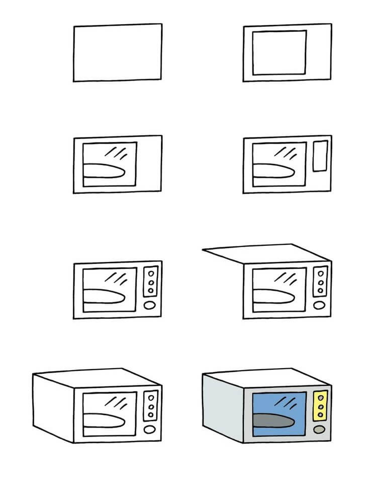 Microwave idea (14) Drawing Ideas