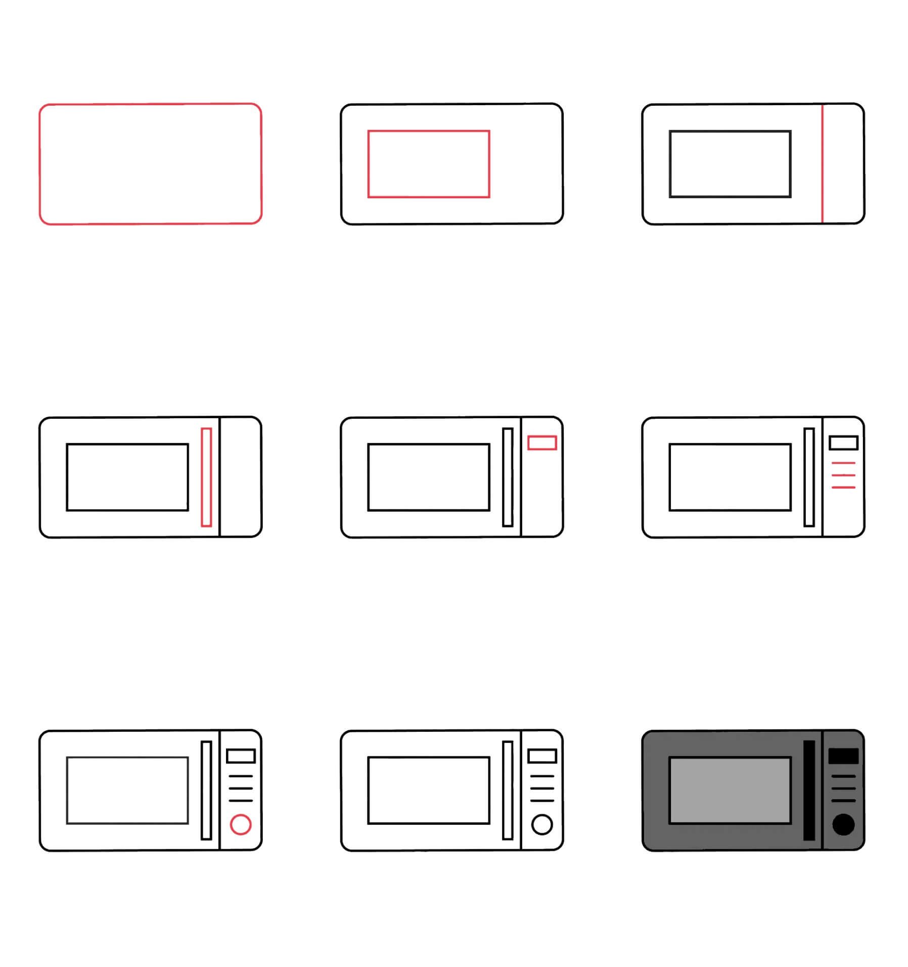 Microwave idea (3) Drawing Ideas