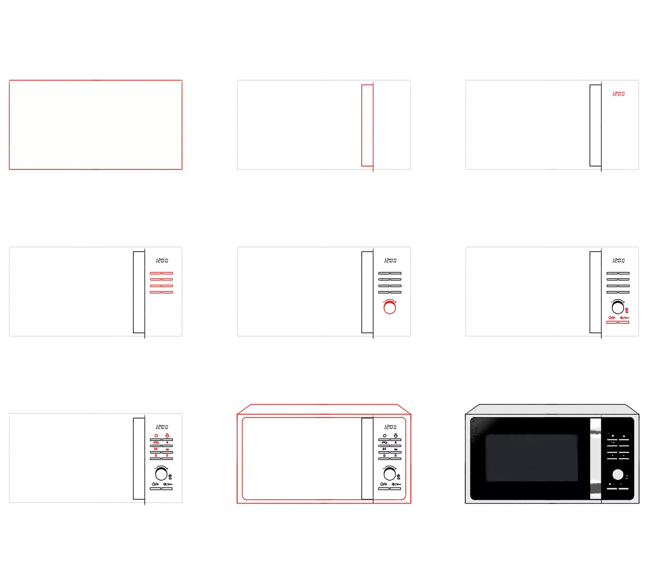 Microwave idea (4) Drawing Ideas