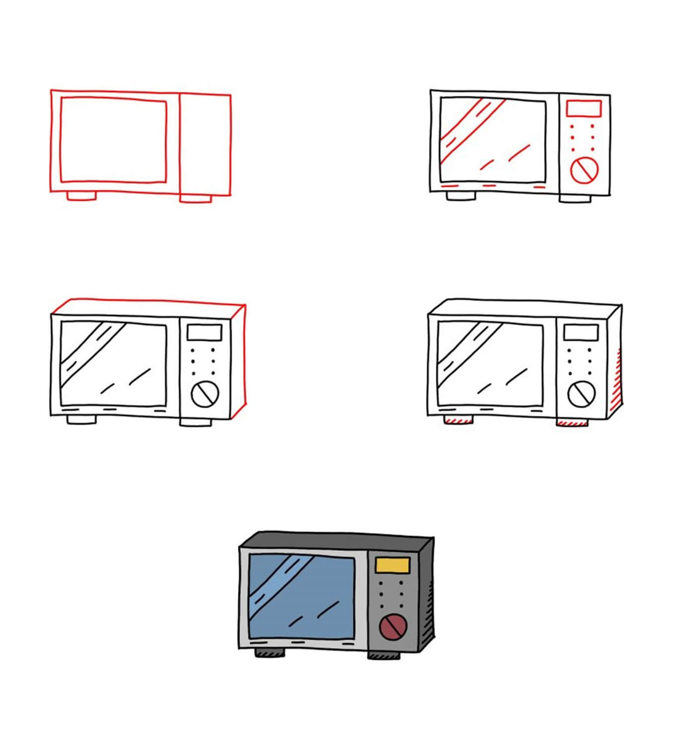 Microwave idea (6) Drawing Ideas