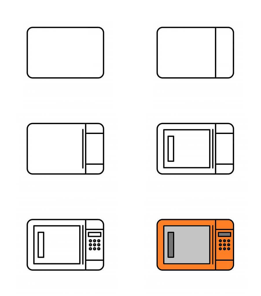 Microwave idea (7) Drawing Ideas