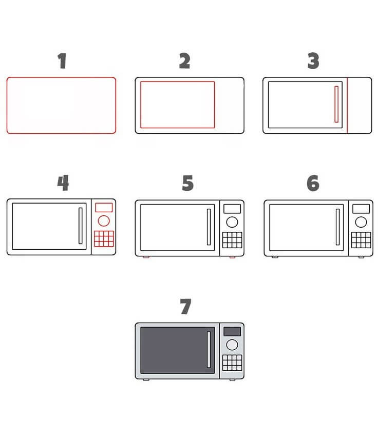 Microwave idea (9) Drawing Ideas